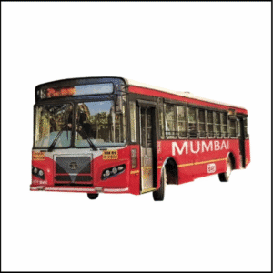 mumbai red double decker bus fridge magnet souveni